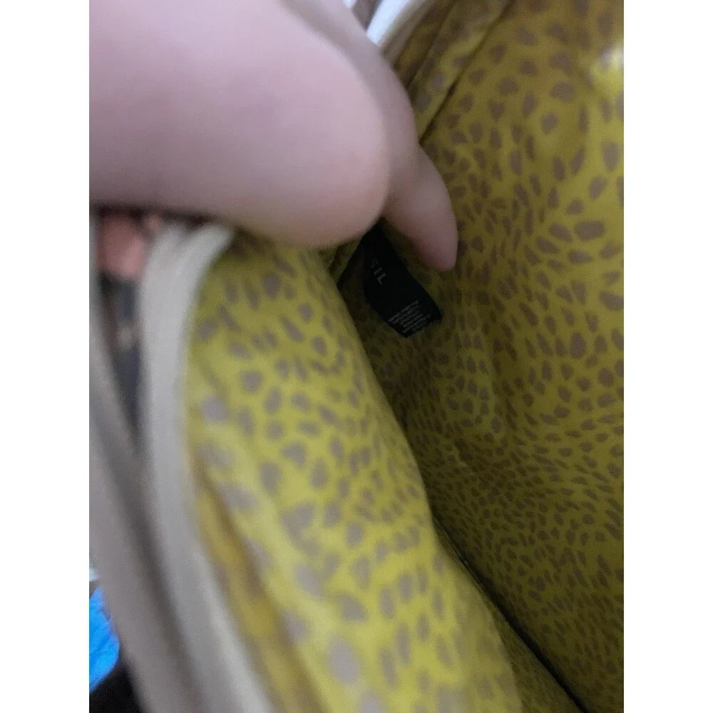 Fossil laptop bag flower print Crossbody iPad Travel Stationary